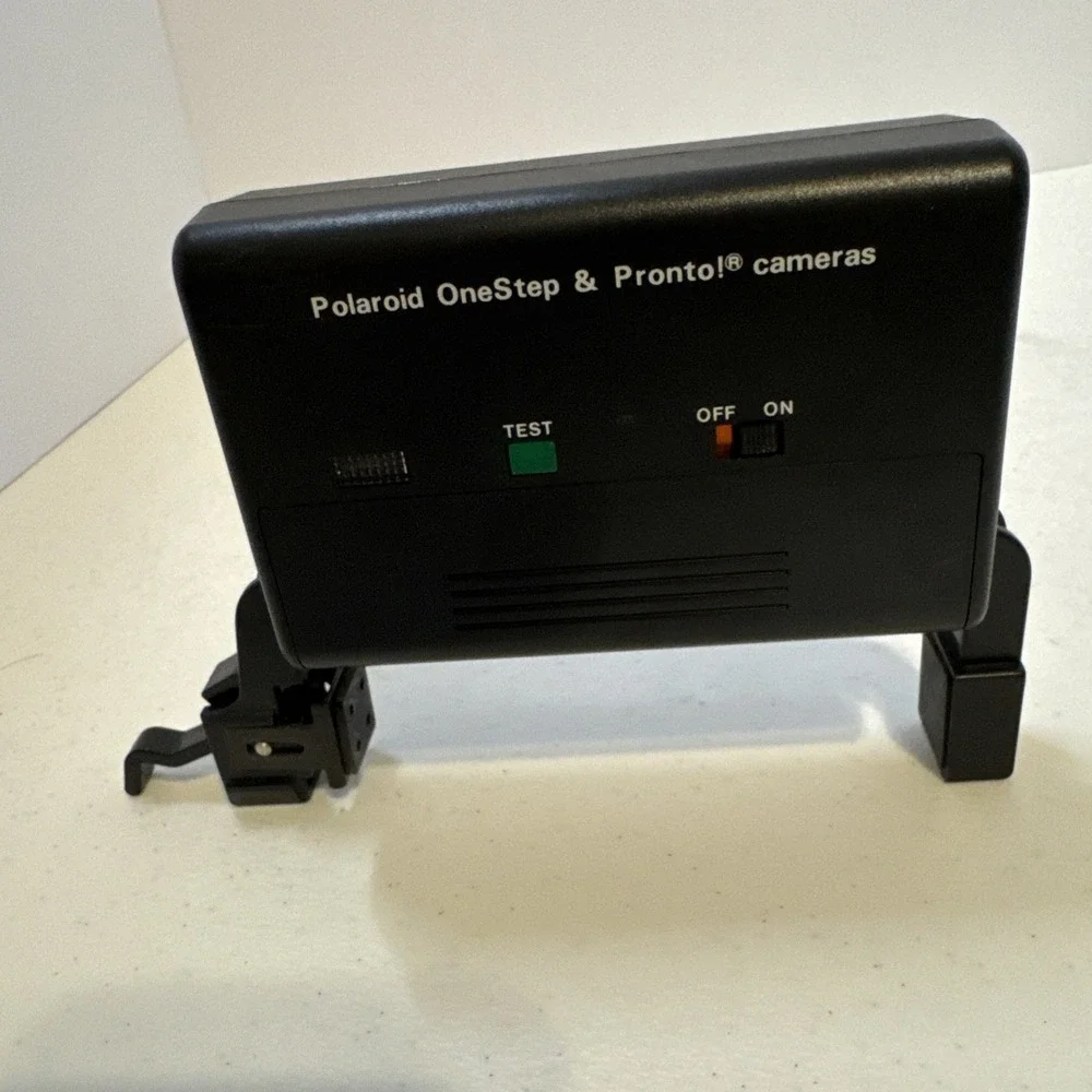 Vintage Montgomery Ward Polaroid One Step & Pronto! Mountable Camera Flash READ